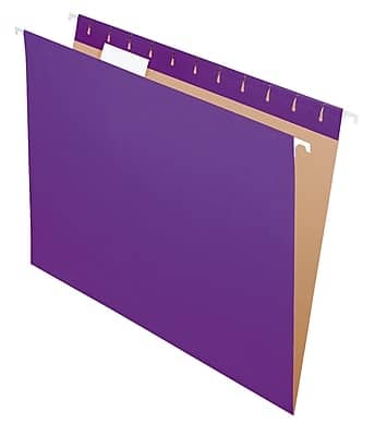 Pendaflex - Recycled Hanging File Folders, 1/5 Tab, Letter Size, 25/Box (81611) - Violet price history on PriceWatchPro