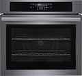 Frigidaire - 30" Built-In Electric Single Wall Oven with Convection Bake and Air Fry - Black Stainless Steel