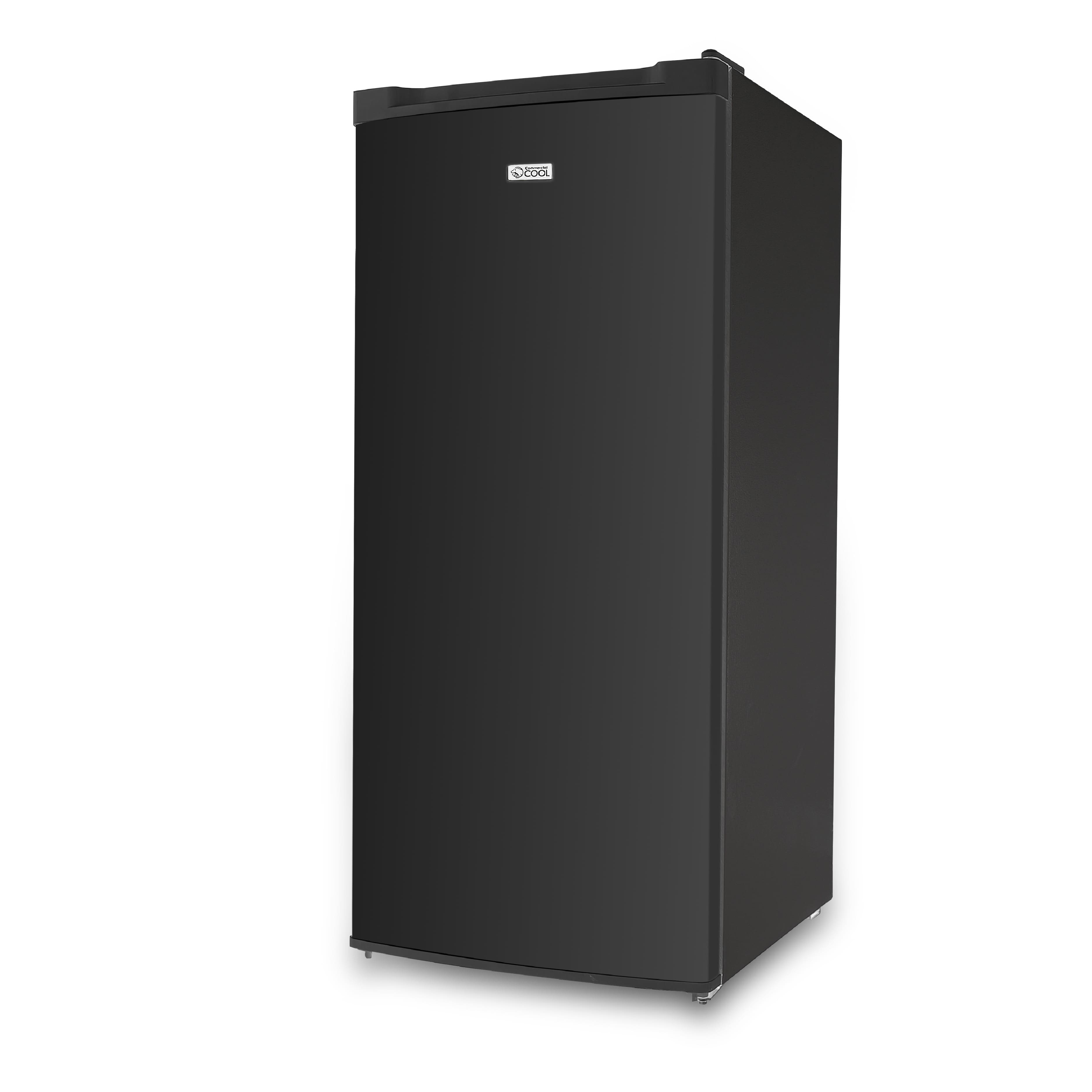 Front. Commercial Cool - COMMERCIAL COOL 5.0 Cu.Ft. Upright Freezer - Black - Black.
