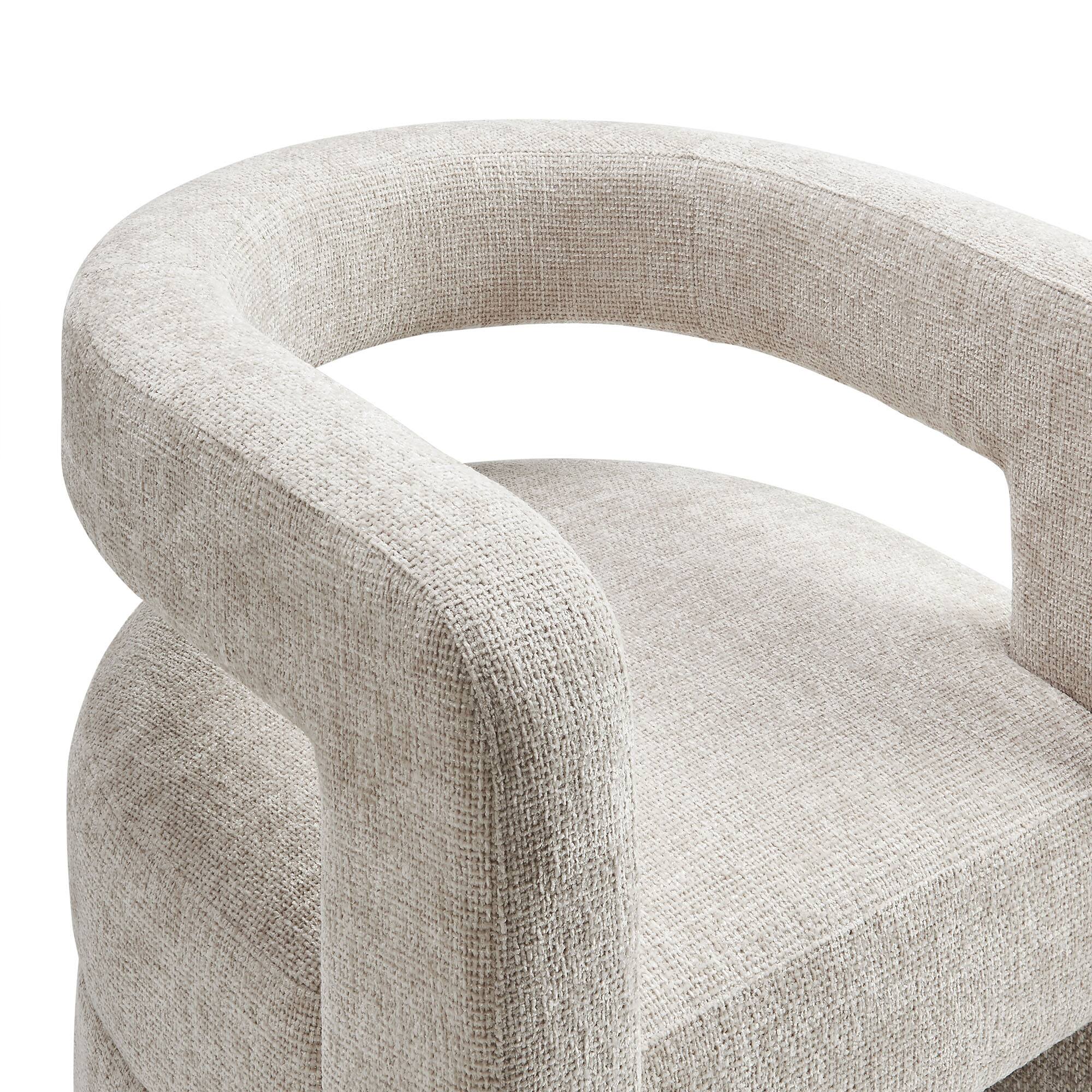 Alt View 5. Modway - Jaylin Upholstered Chenille Accent Chair by Modway - Dove Gray.