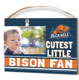 Jardine - Bucknell Bison 8'' x 10'' Cutest Little Team Logo Clip Photo Frame - Blue