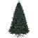 Front. Costway - 7.5Ft Pre-Lit Christmas Tree Hinged 550 Multicolor Lights - Green.