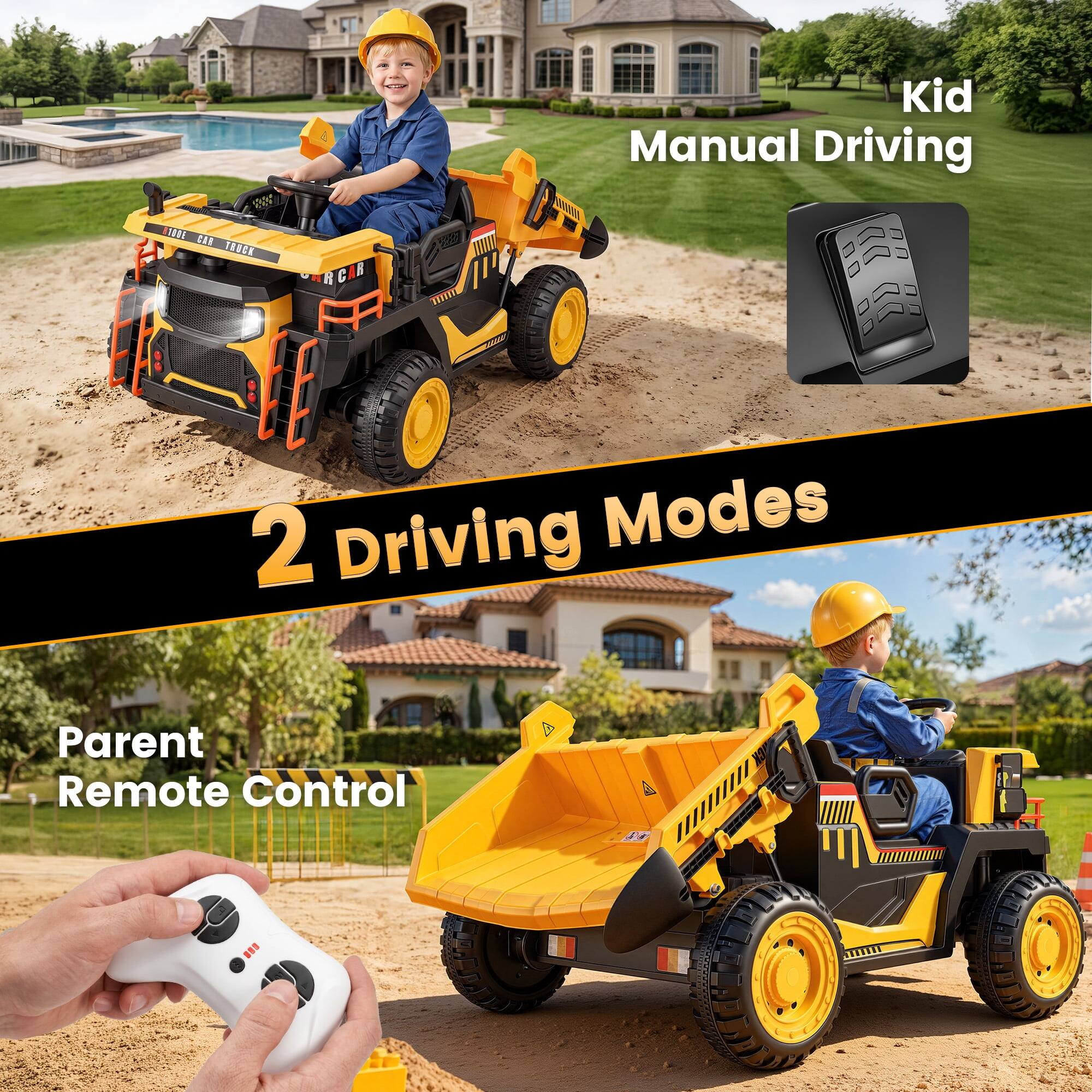 Kid Manual Driving  
XBOE  
TRUCK  
2 Driving Modes  
Parent Remote Control