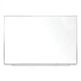 Ghent - REMOVE - Non-Magnetic Whiteboard with Aluminum Frame, 48.63" x 48.47", White Surface, Satin Aluminum Frame