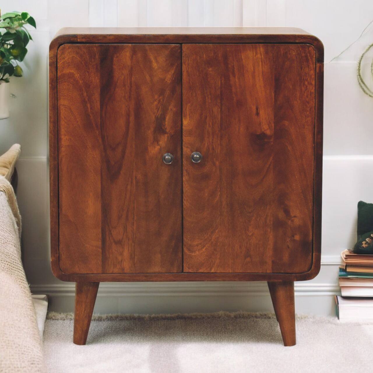 Alt View 6. Artisan Furniture - Artisan Furniture Solid Wood Mini Classic Chestnut Cabinet - Chestnut.