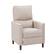 Angle. CorLiving - Alder Manual Fabric Recliner - Beige.