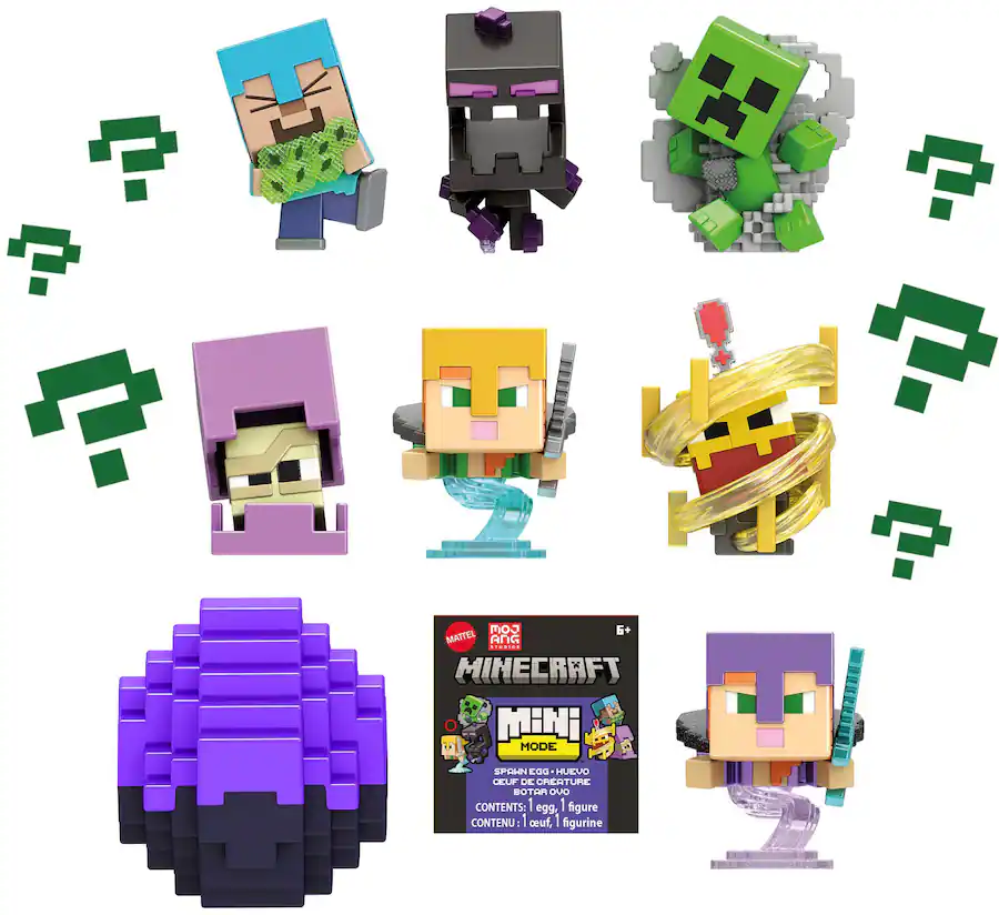 Minecraft Mini Stacho Minecraft Mini Mode Spawn Egg with Surprise 1.5