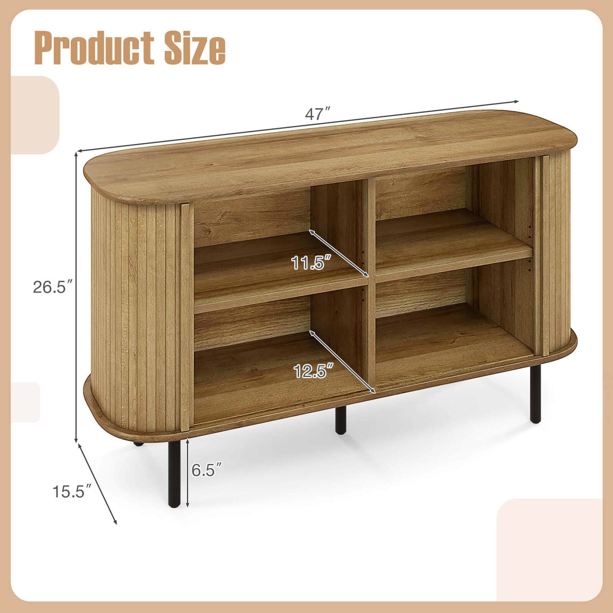 Product Size: 47" x 26.5" x 11.5" x 12.5" x 15.5" x 6.5".