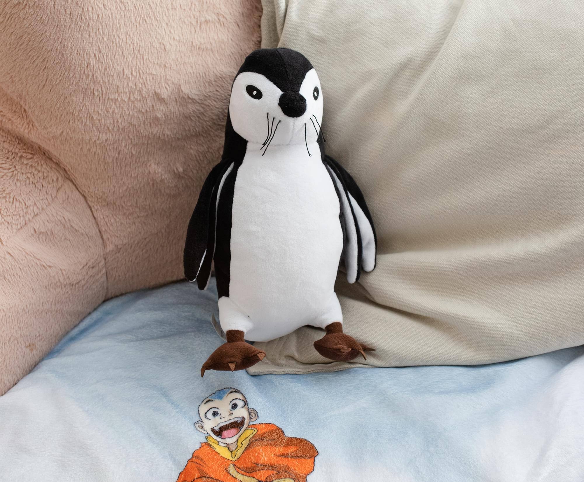 Alt View 2. Nickelodeon - Avatar: The Last Airbender 13-Inch Character Plush Toy | Otter Penguin - Black.
