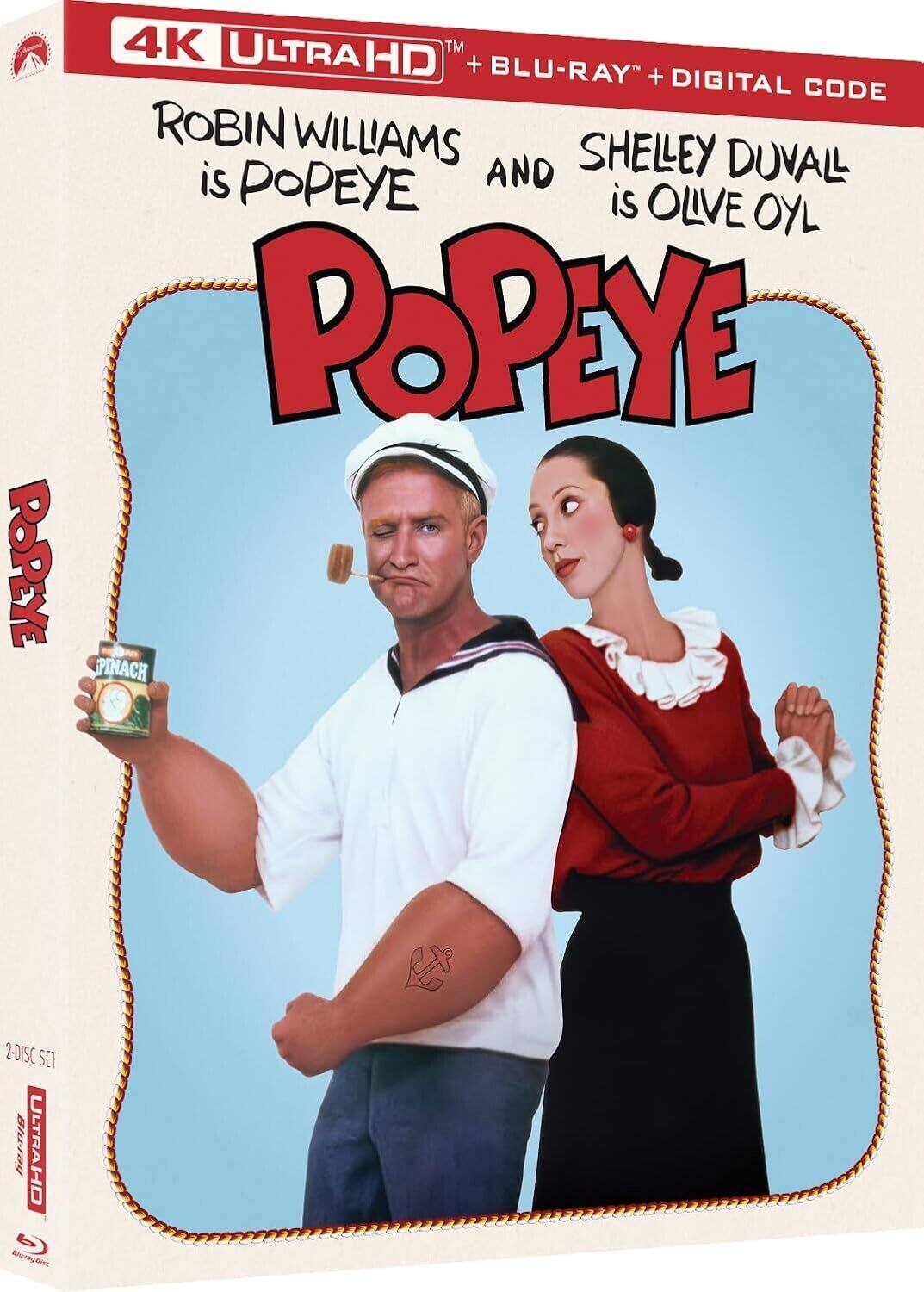 Alt View 1. Popeye (45th Anniversary)   - 4K Blu-Ray.