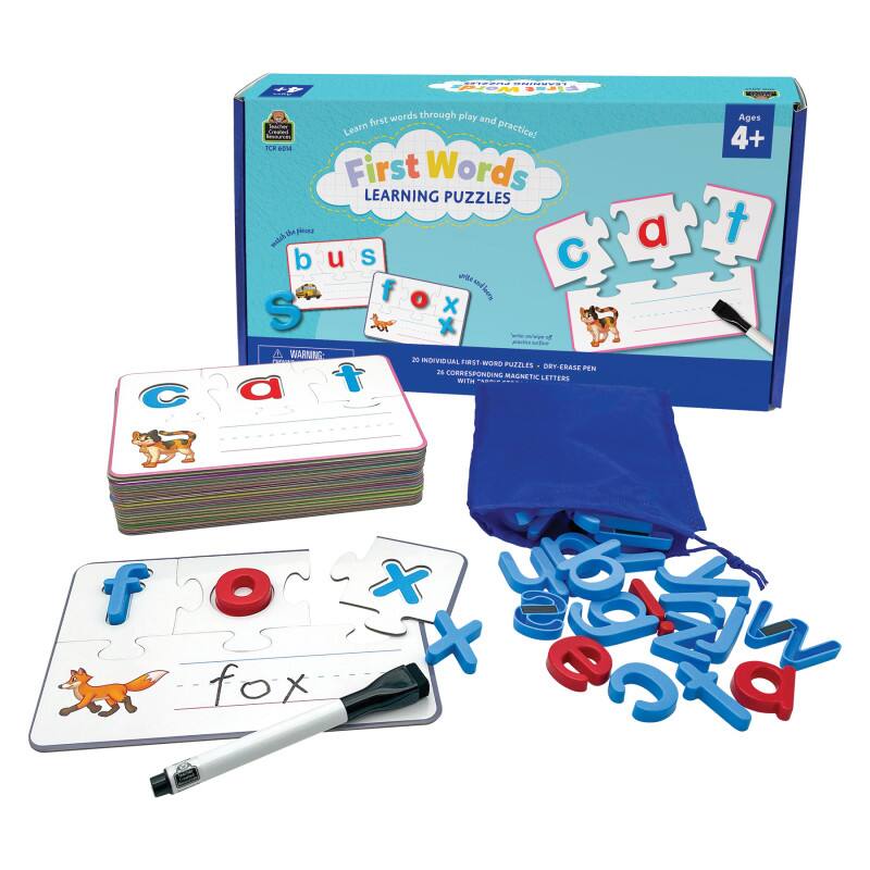 Teacher Created Resources - Learning Puzzle: First Words - Multi