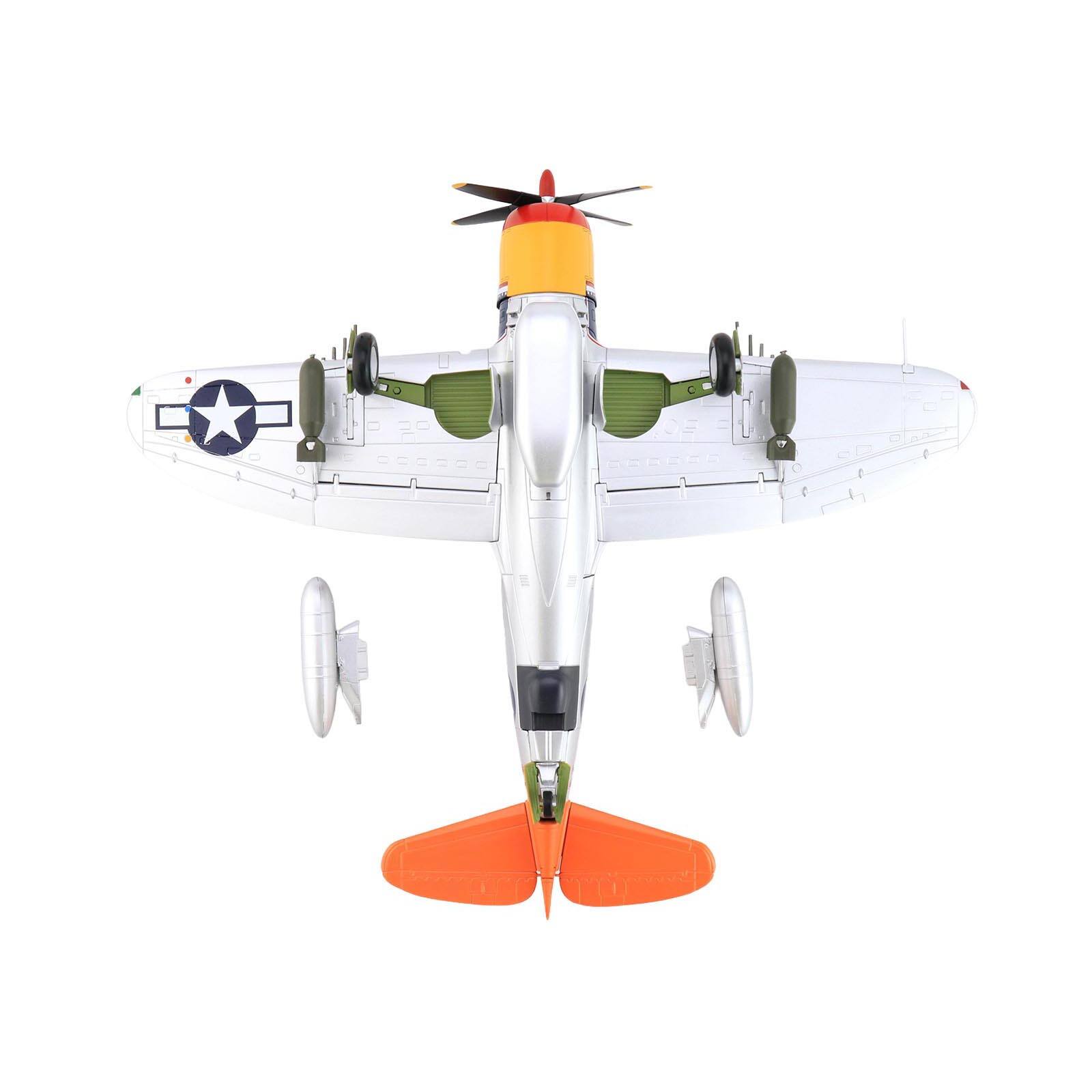 Alt View 4. Hobby Master - Republic P-47D Thunderbolt Aircraft "Tarheel Hal, Lt." (1945) US Army Air Forces 1/48 Diecast Model by Hobby Master.