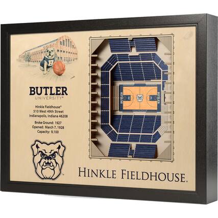 BUTLER UNIVERSITY
Hinkle Fieldhouse
510 West 49th Street
Indianapolis, Indiana 46208
Broke Ground: 1927
Opened: March 7, 1928
Capacity: 9,100
HINKLE FIELDHOUSE