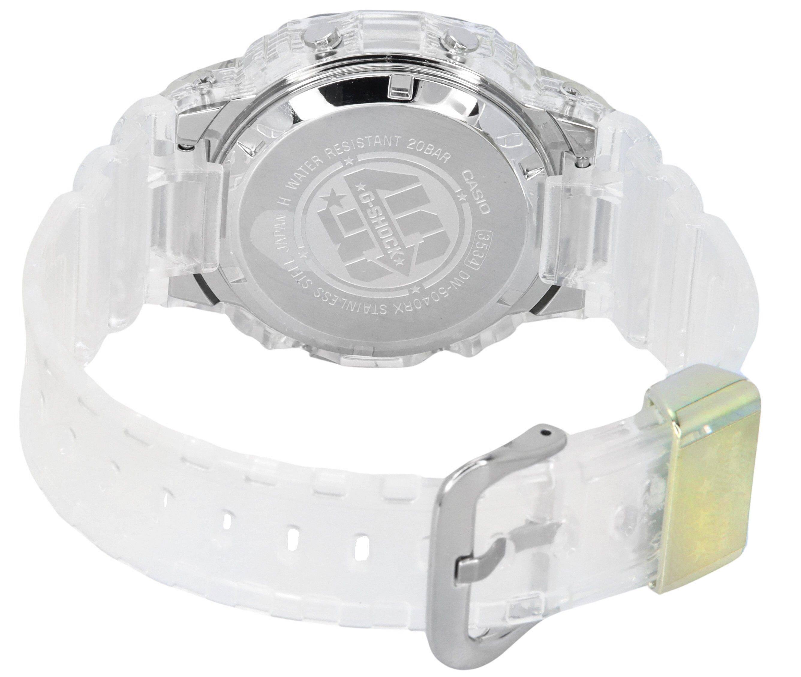 WATER RESISTANT 20BAR CASIO H JAPAN *G-SHOCK* 3534) STELI STAINLESS DW-5040RX