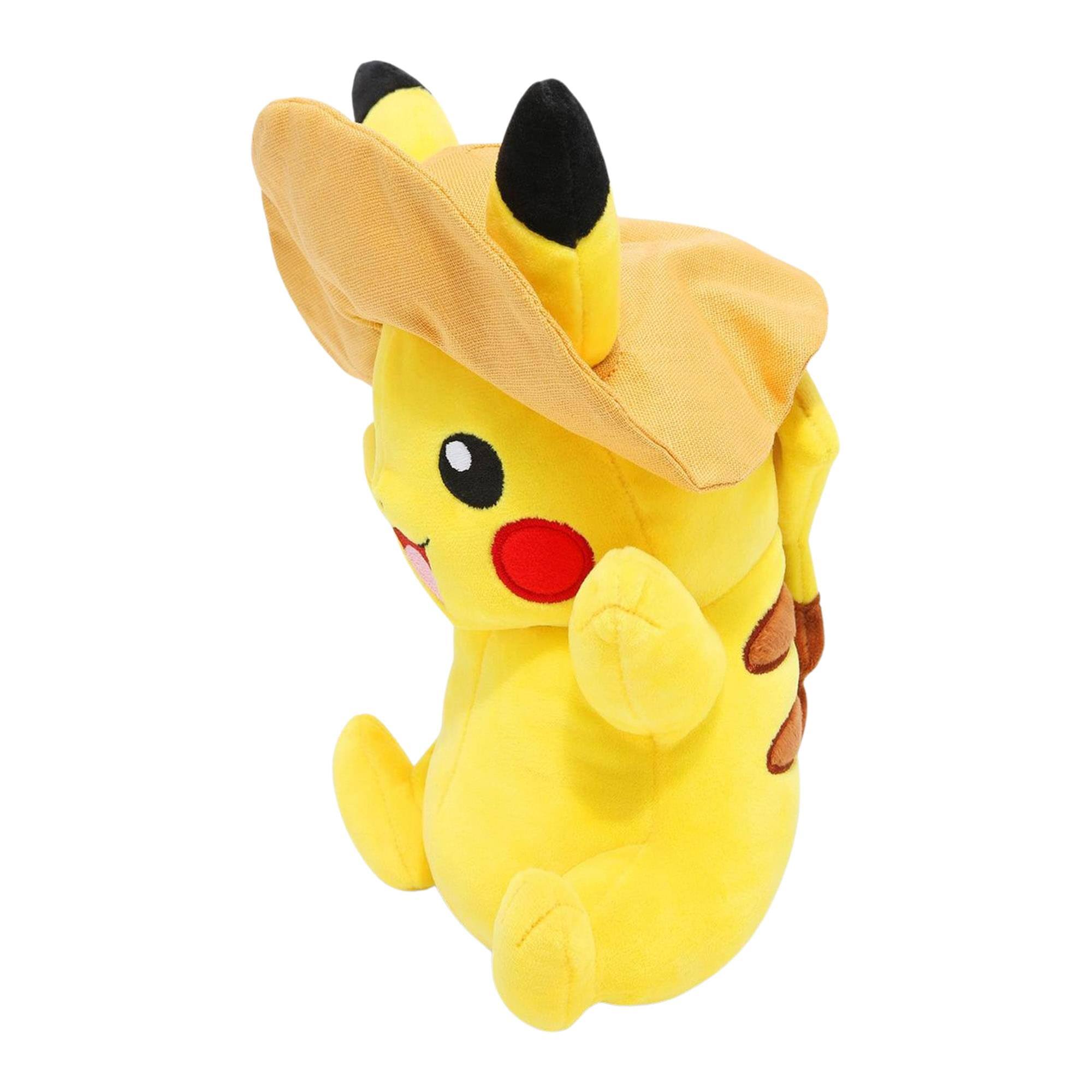 Alt View 10. Jazwares - Pokemon Pikachu with Sun Hat 8-Inch Plush - Multi-Colored.