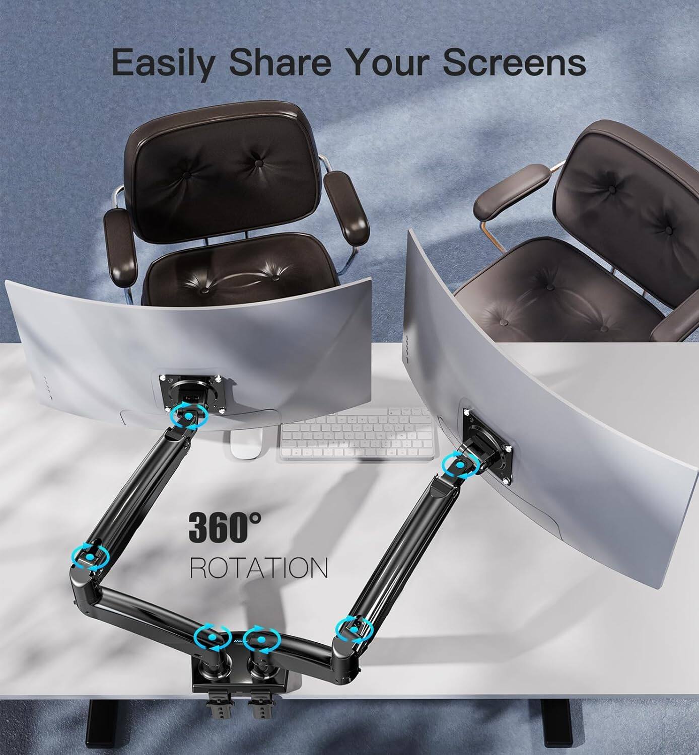 Easily Share Your Screens

360° ROTATION
