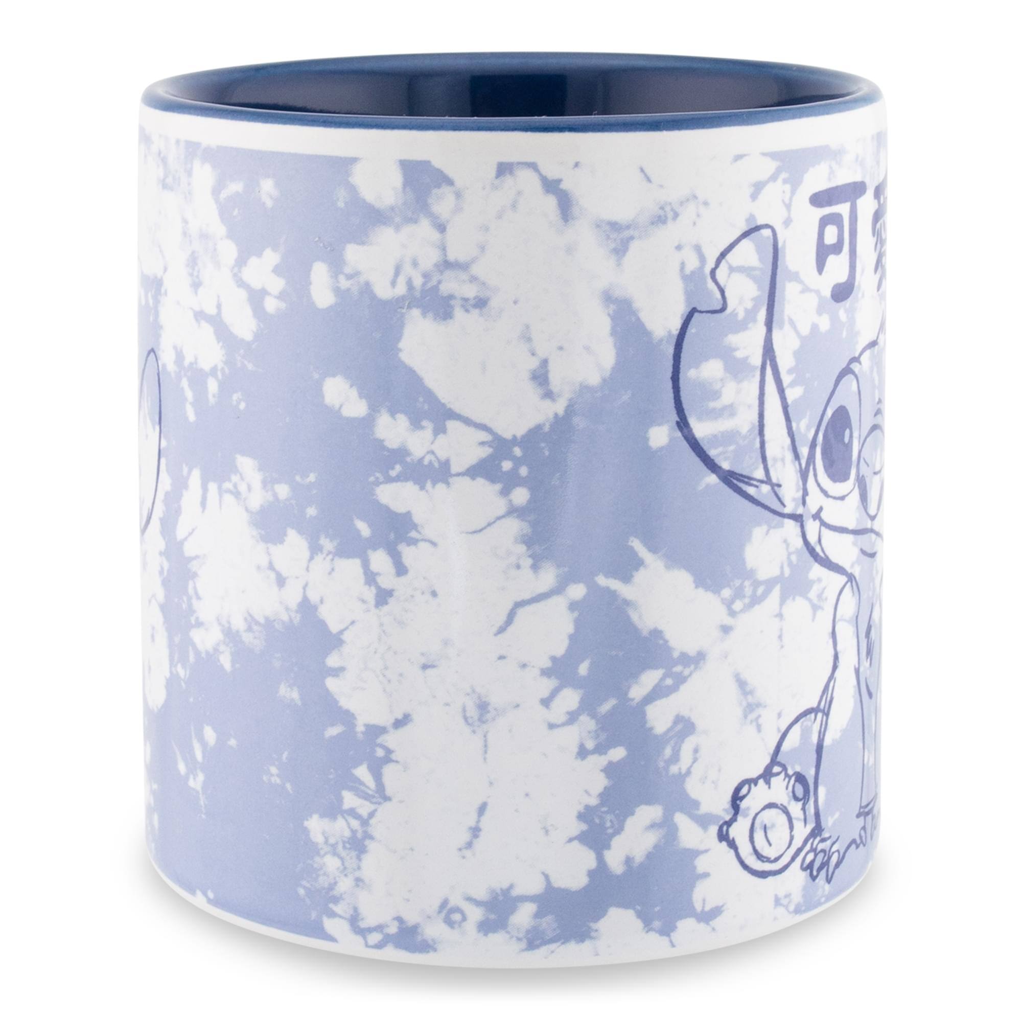 Alt View 1. Disney - Disney Lilo & Stitch Experiment 626 Asian Ceramic Tea Cup | Holds 12 Ounces - Blue.