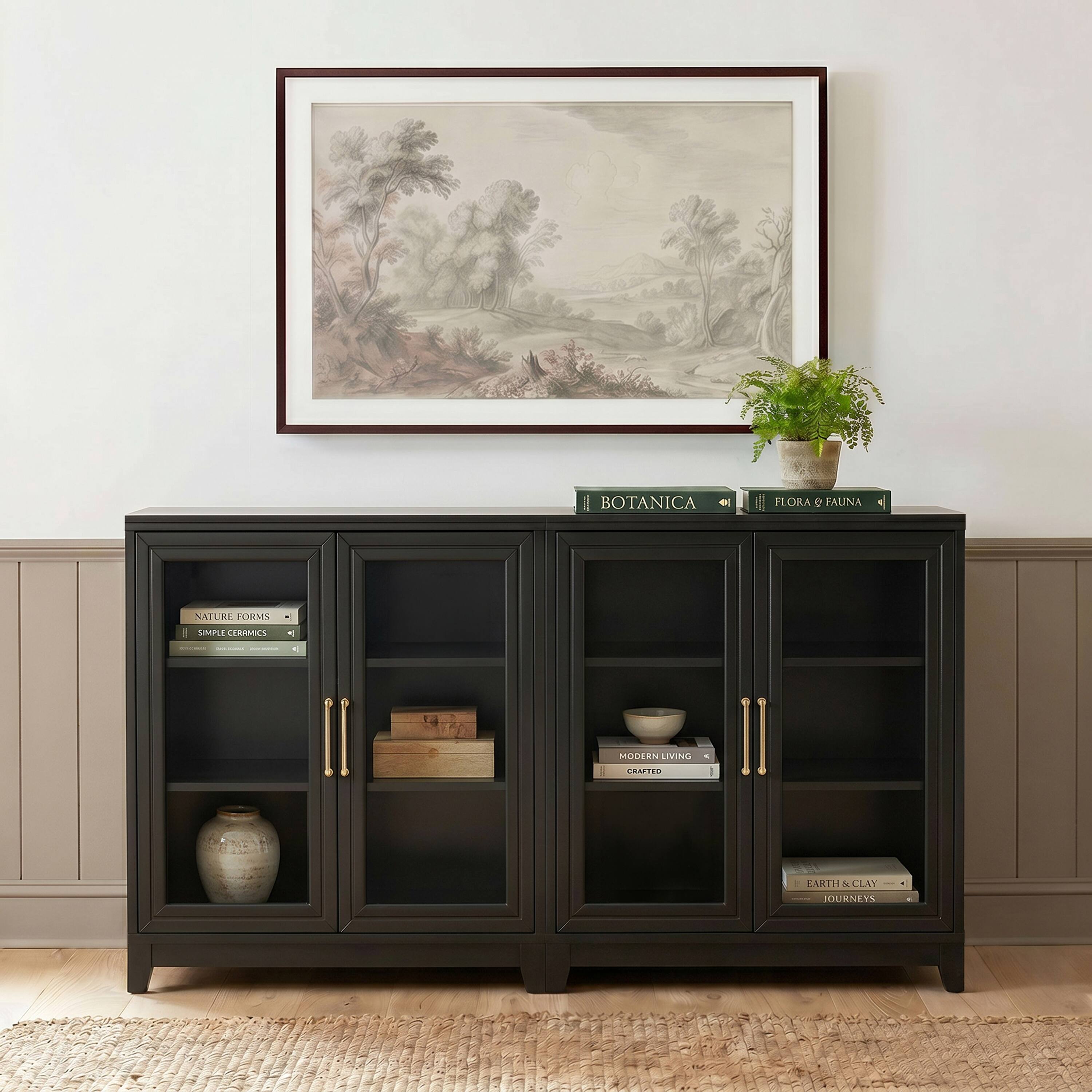 Black Frame/Gold Hardware