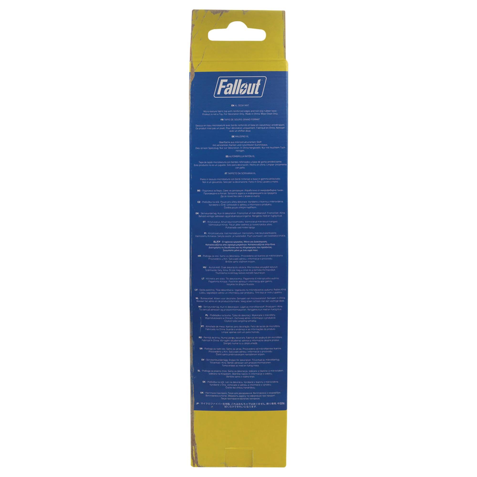 Alt View 5. PopMarket - Fallout - XL Desk Pad & Coaster Set - Vault-Tec   - COLLECTIBLES - Multicolor.