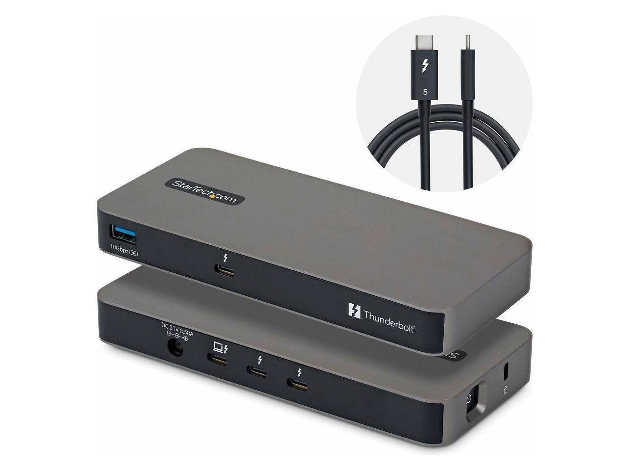 5
StarTech.com
10Gbps
DC 21V 8.58A
Thunderbolt