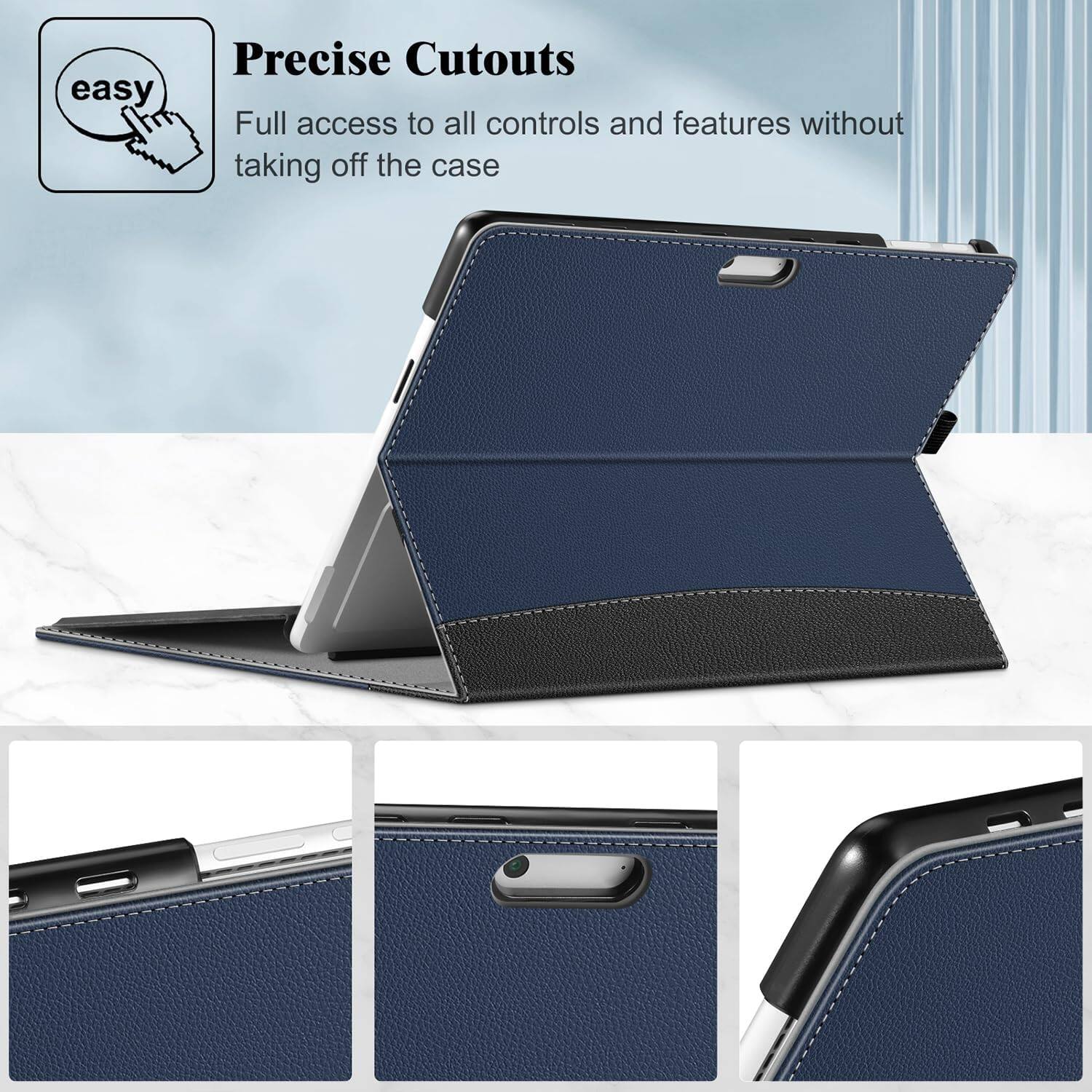 Precise Cutouts  
Full access to all controls and features without taking off the case