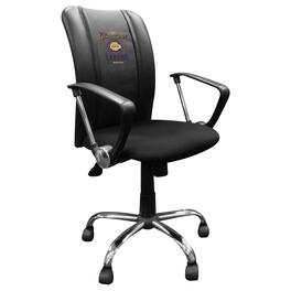 DreamSeat - Los Angeles Lakers 2020 NBA Finals Champions Curve Task Chair - Black