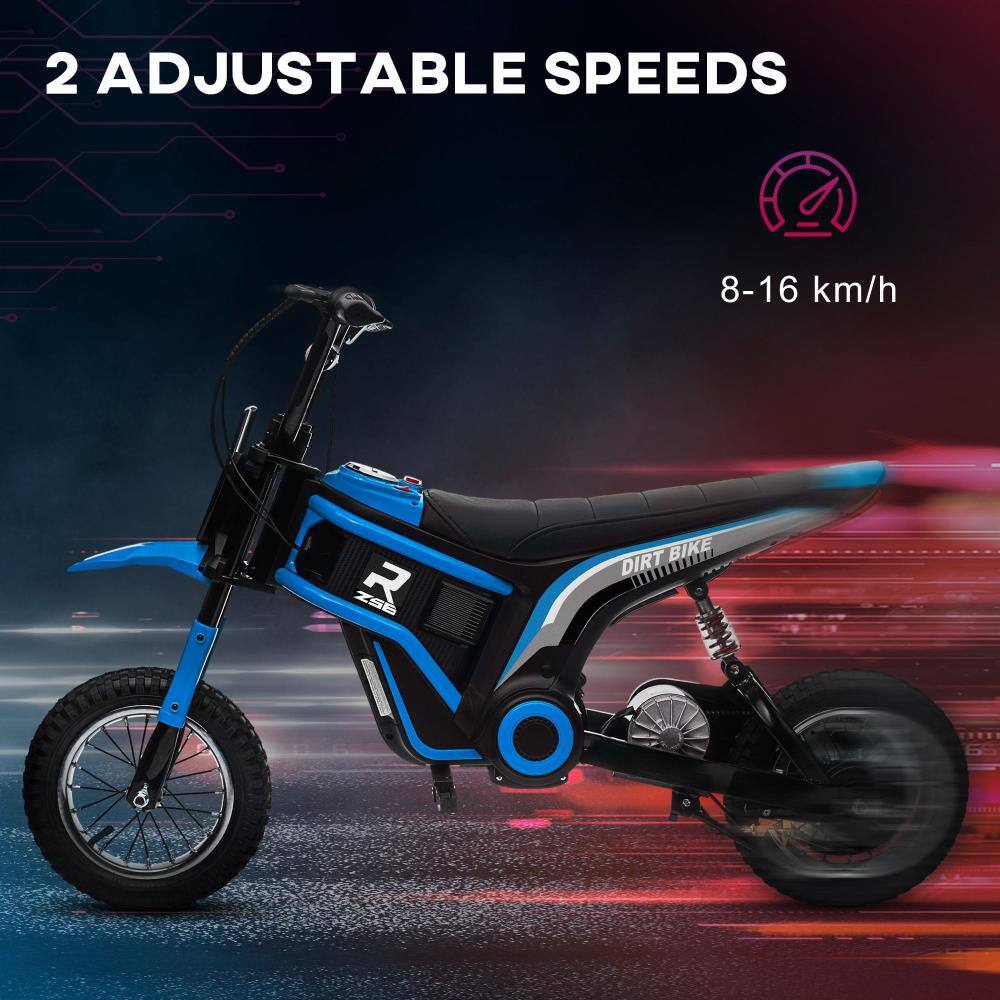 2 Adjustable Speeds  
8-16 km/h  
ZS6 R Dirt Bike