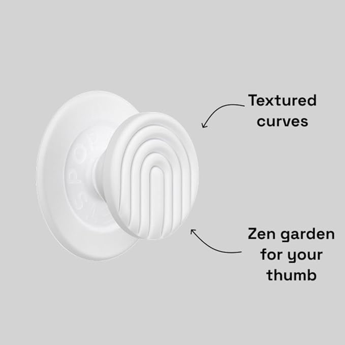 Textured curves Zen garden for your thumb