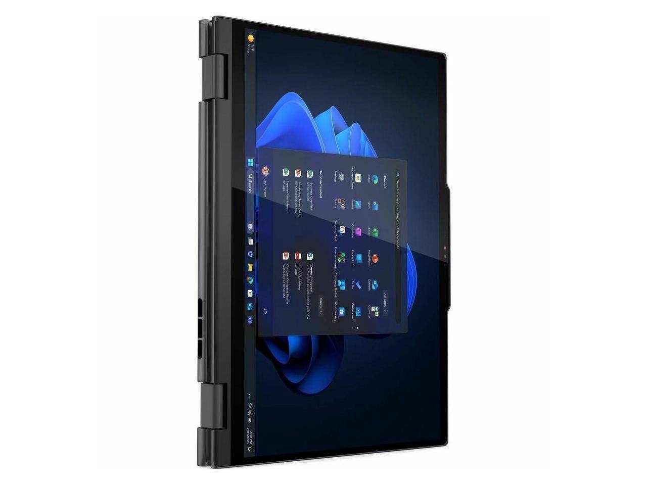 Alt View 7. Lenovo - Lenovo ThinkPad T14s Gen 1 14" Touch - Intel Core Ultra 5 - 16GB - 512GB - Win 11 Pro - Black.