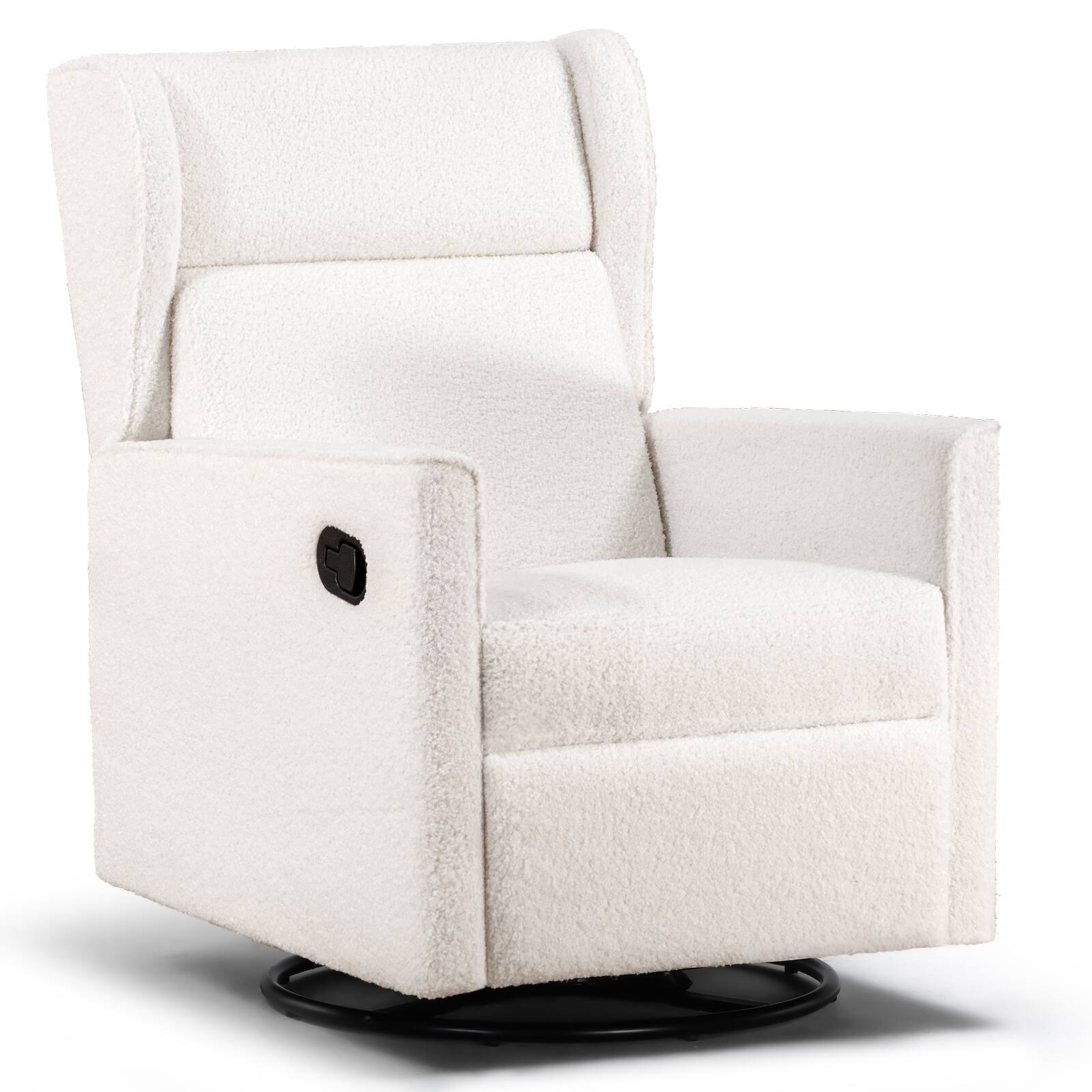 CloudRest Pro - Rocking Recliner Chair Teddy Nursery Rocking Chair - Beige