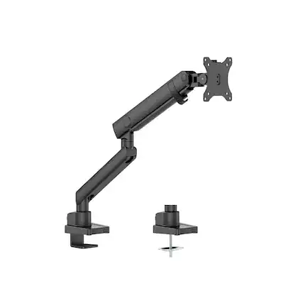 Front. Amer Mounts - Amer Mounts Single Articulating Heavy Duty Spring Monitor Arm for 40" Monitors 26.4 lbs Max Weight Support - HYDRA1B - Black.