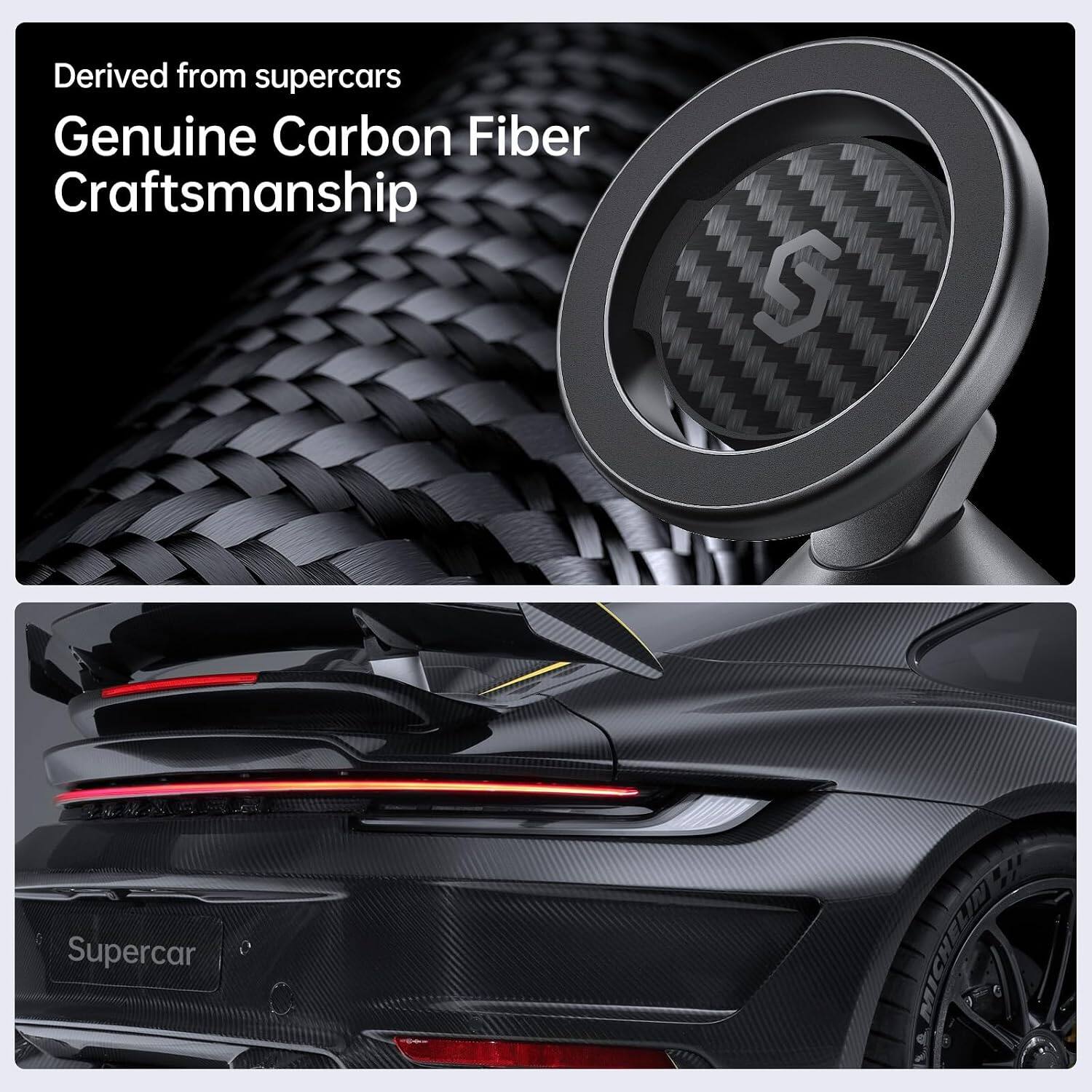 Derived from supercars  
Genuine Carbon Fiber Craftsmanship