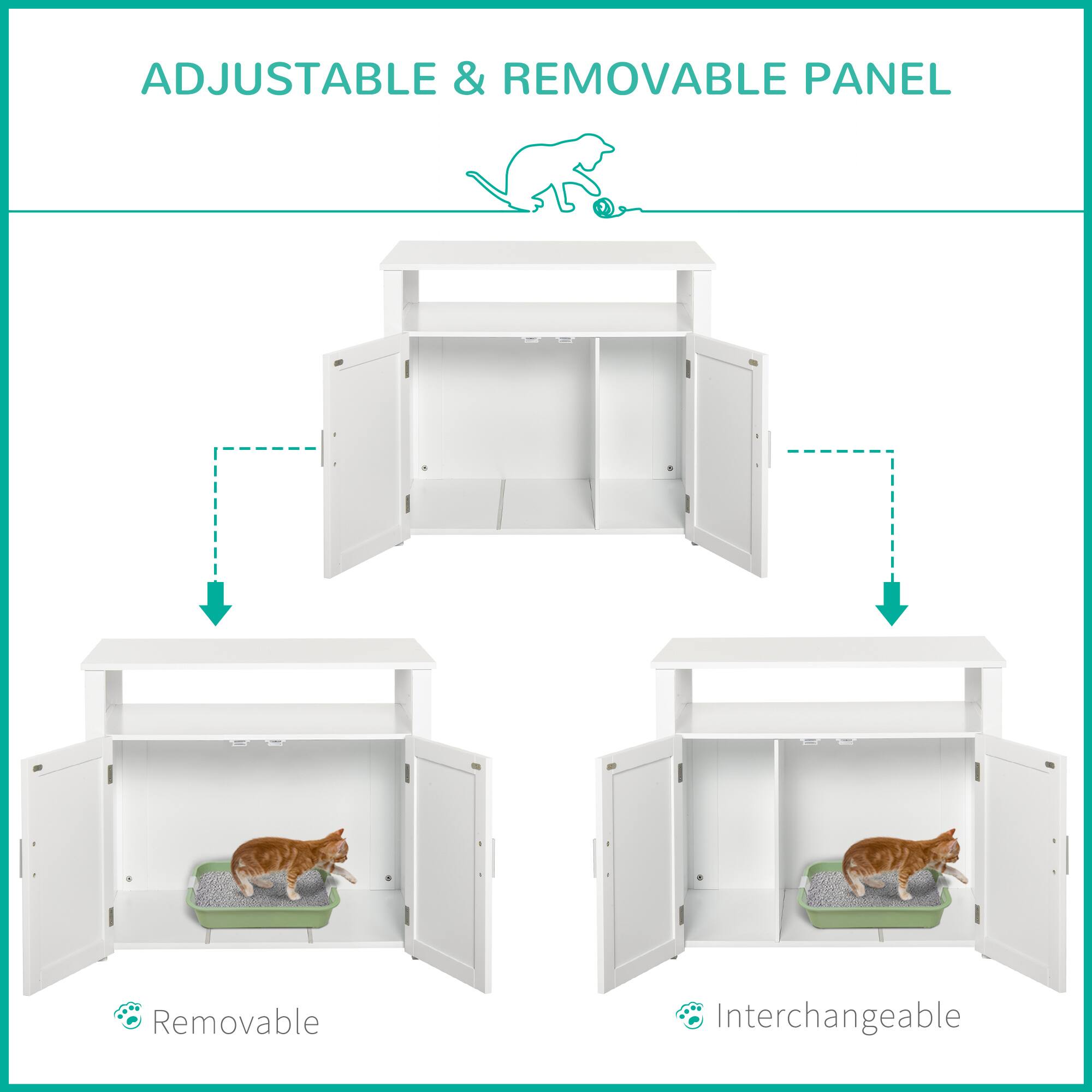 ADJUSTABLE & REMOVABLE PANEL

Removable

Interchangeable