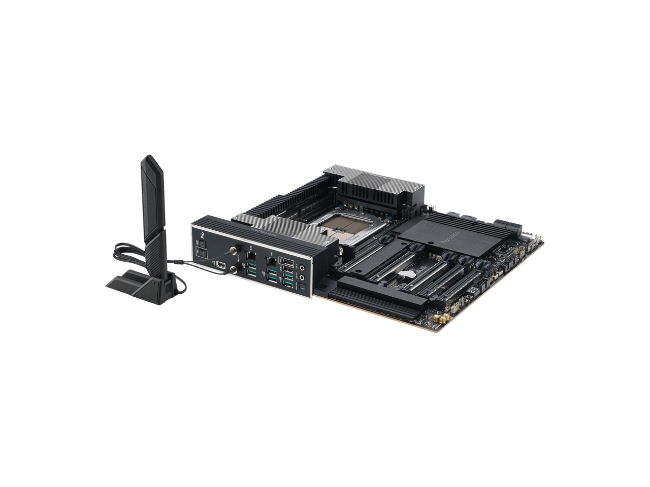 Alt View 7. ASUS - PRO WS TRX50-SAGE WIFI Desktop Motherboard.