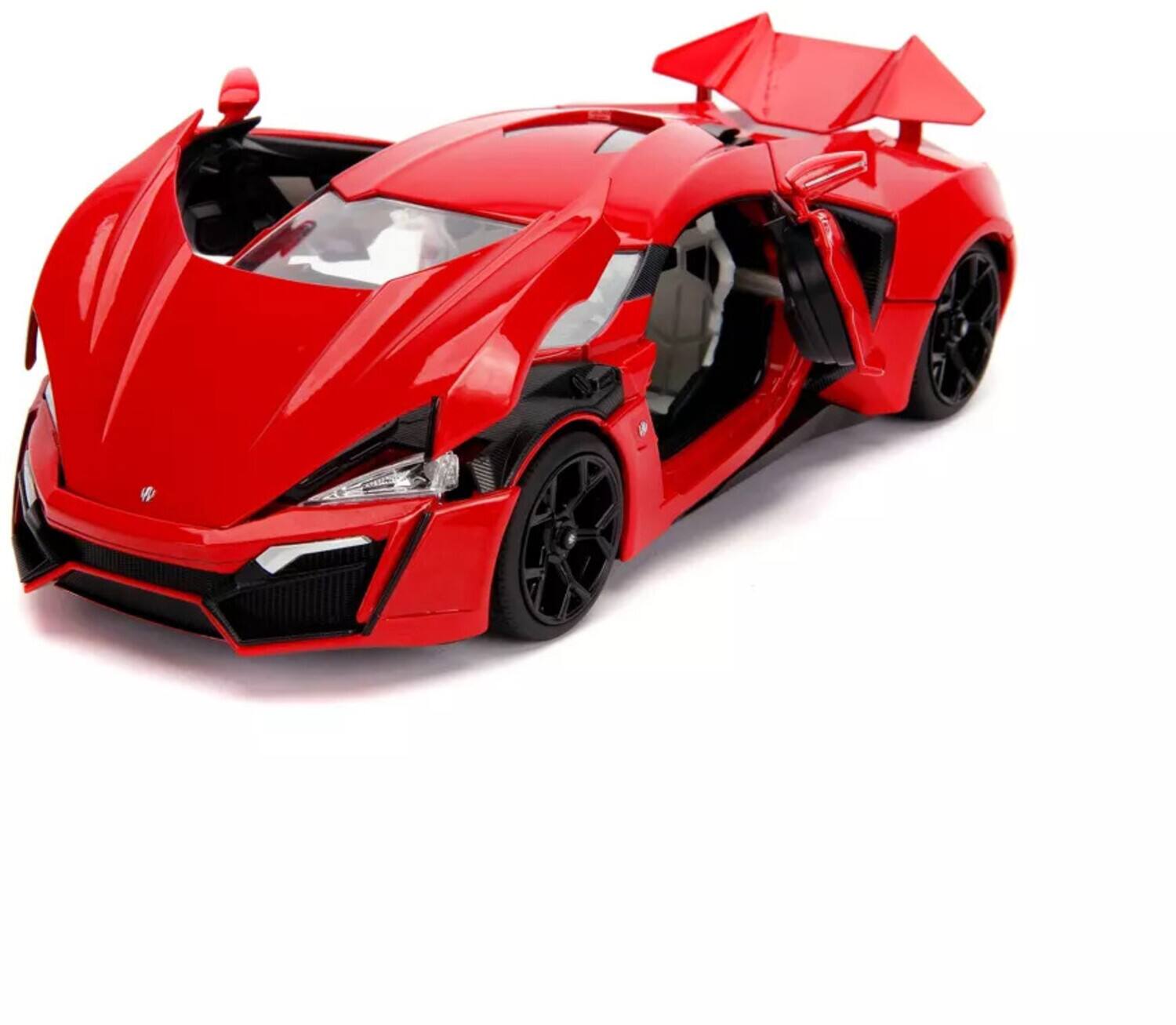 Alt View 1. Jada Toys - Jada Toys - 1:18 Fast & Furious 7 - Lykan Hypersport with Dom Figure & Lights Up   - Collectibles - Multicolor.