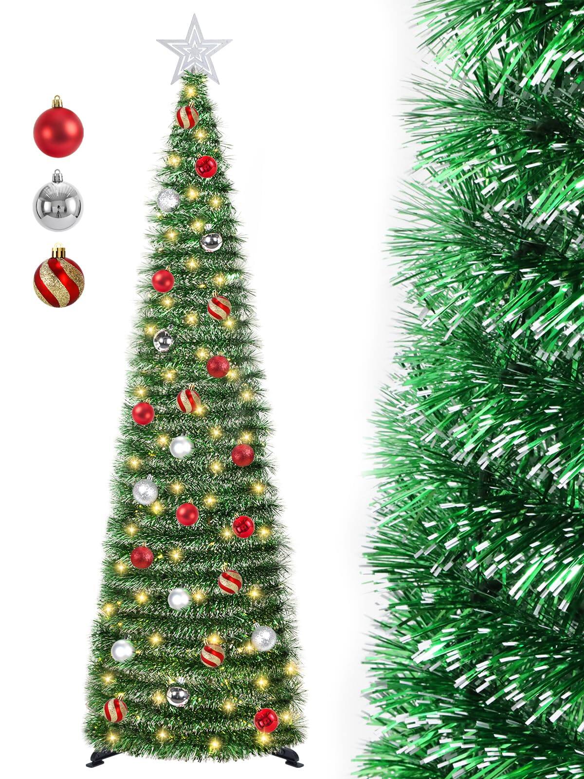 Green - White Edges 5ft