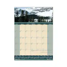 House of Doolittle - Earthscapes Recycled Monthly Wall Calendar Color Landscape Photography 12 x 16.5 White Sheets 12 Month Jan Dec 2026