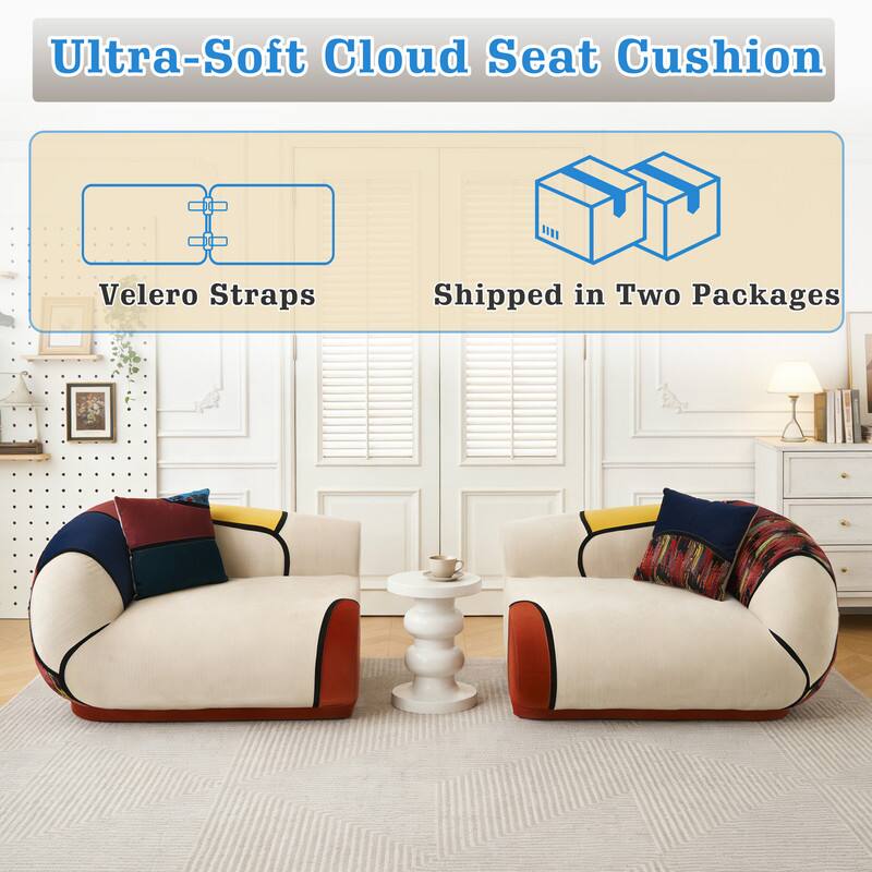 Ultra-Soft Cloud Seat Cushion  
Velero Straps  
Shipped in Two Packages