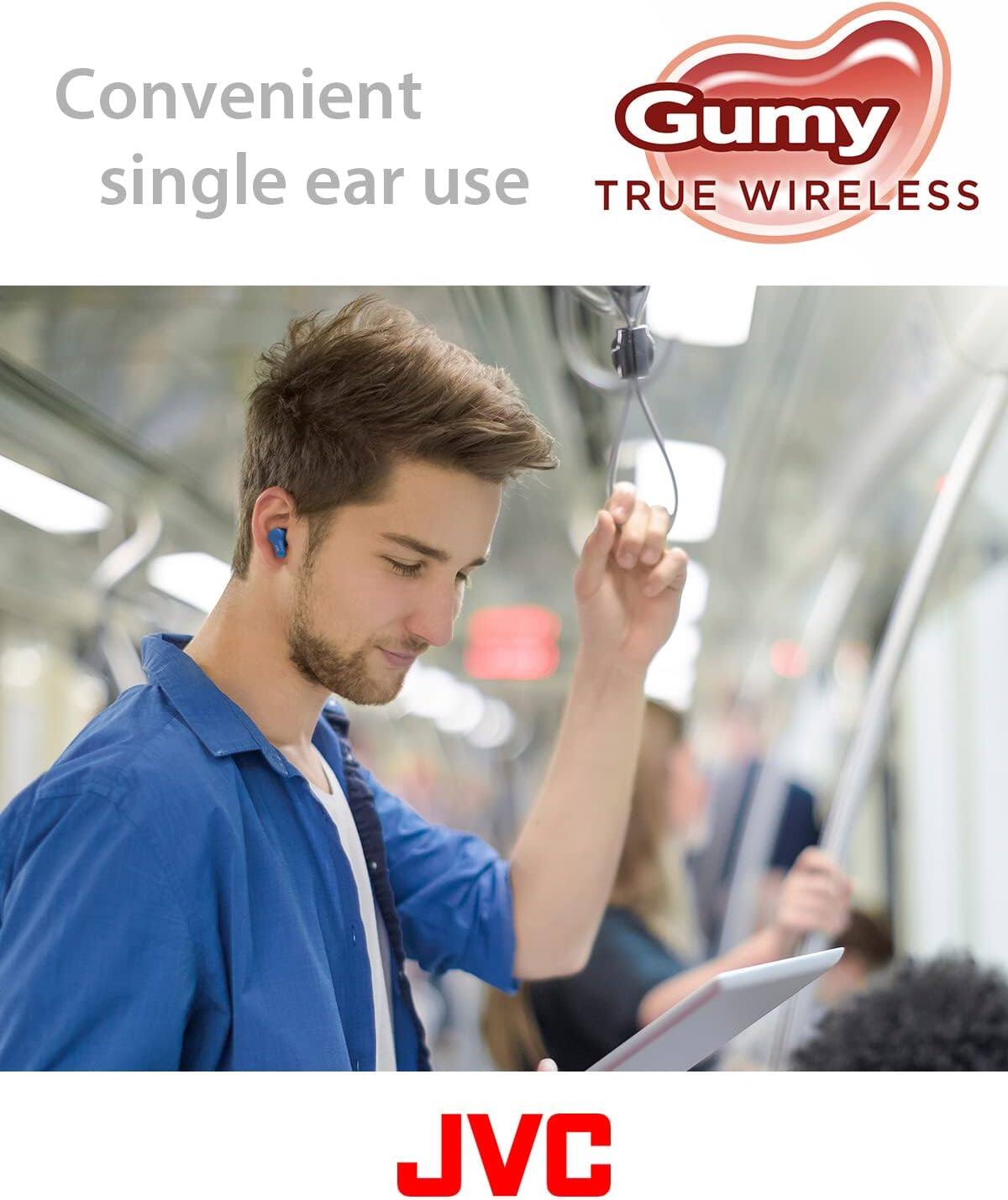 Convenient single ear use  
Gumy  
TRUE WIRELESS  
JVC