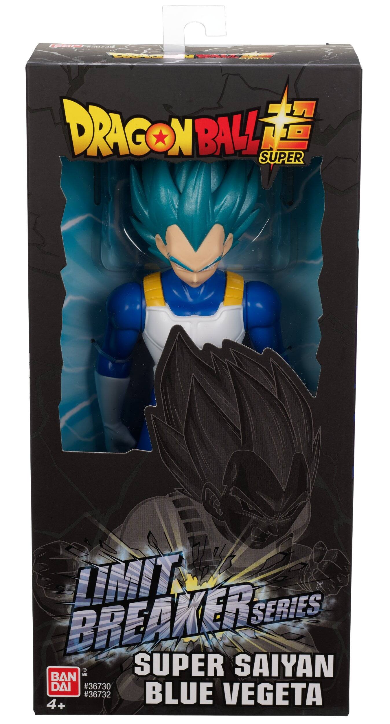 DRAGON BALL SUPER  
LIMIT BREAKER SERIES  
SUPER SAIYAN BLUE VEGETA  
BAN DAI #36730 #36732  
4+