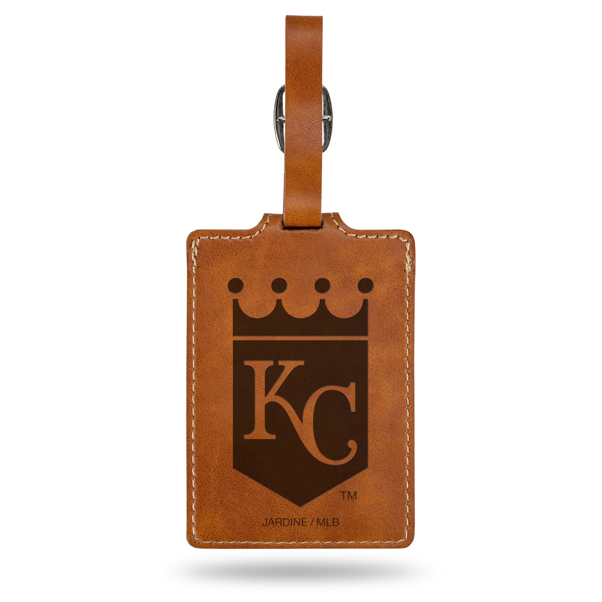Jardine - Kansas City Royals Ultra Suede Luggage Tag - Brown price history on PriceWatchPro