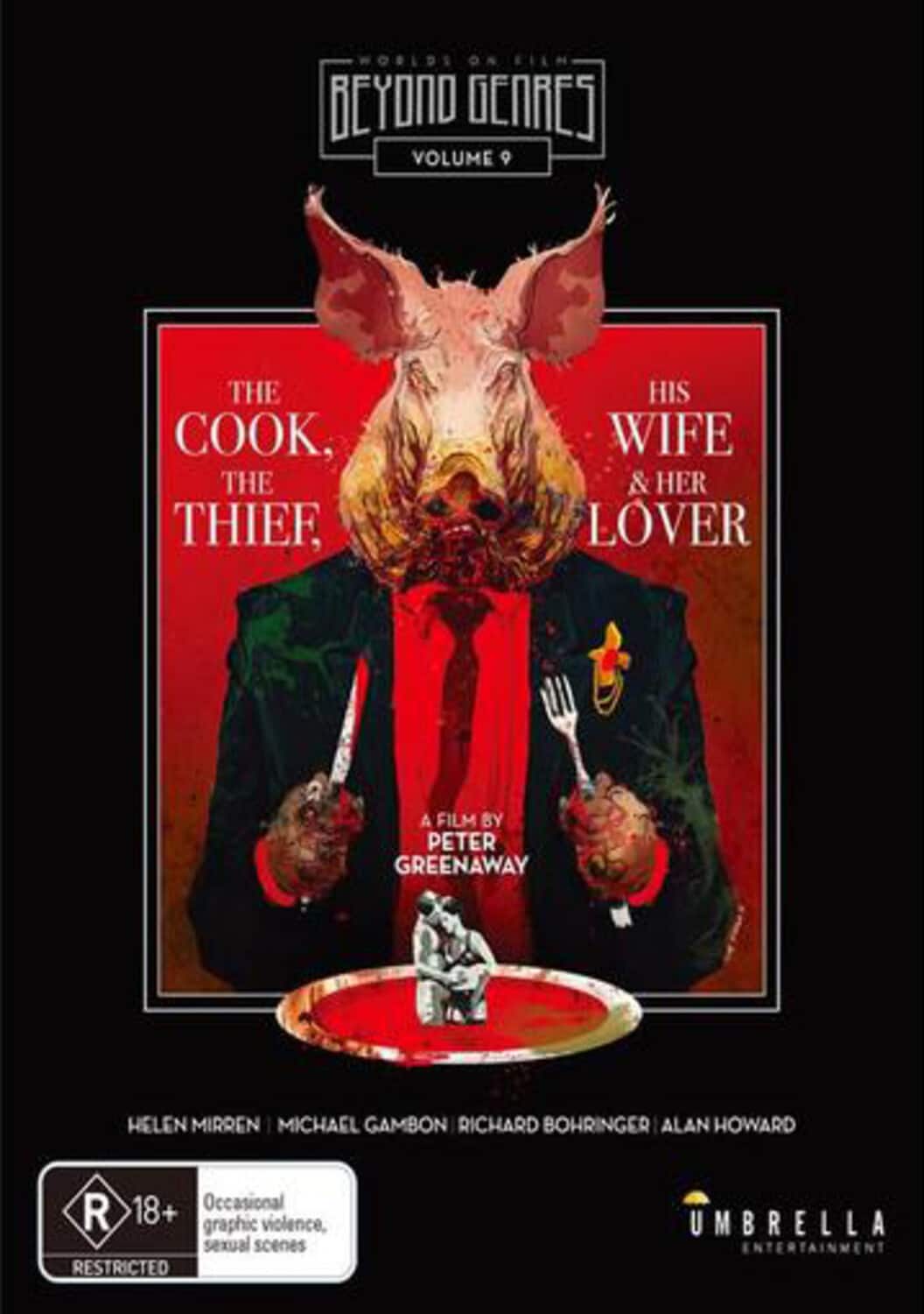 Front. The Cook, The Thief, His Wife & Her Lover   - BLU-RAY.