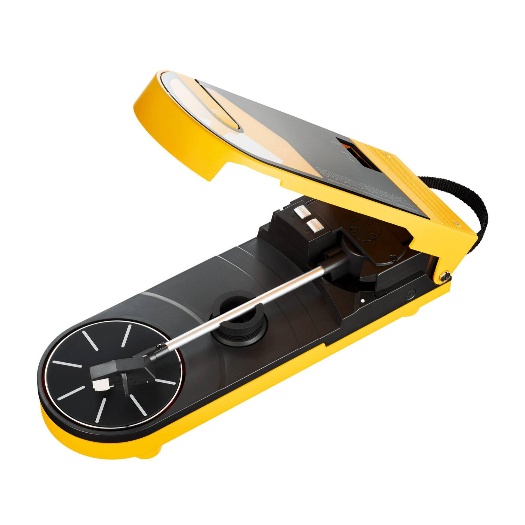 Back. Audio-Technica - Audio-Technica AT-SB727 Sound Burger Portable Turntable with Bluetooth - Yellow.