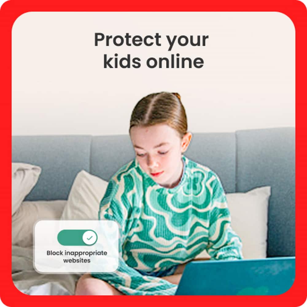 Protect your kids online by blocking inappropriate websites.