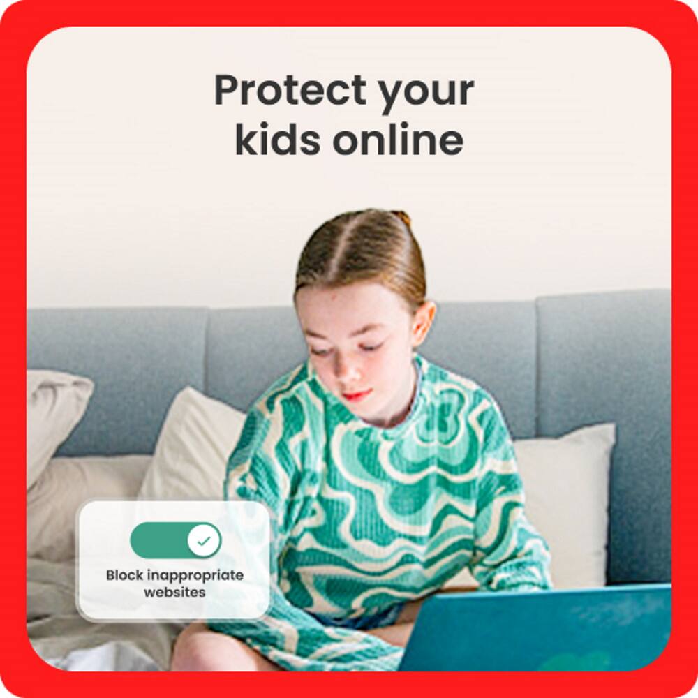 Protect your kids online by blocking inappropriate websites.