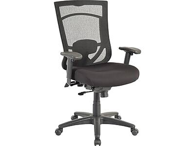 Tempur-Pedic - TP7000 Mesh Back Fabric Task Chair, (TP7000-RAV/COAL) - Black