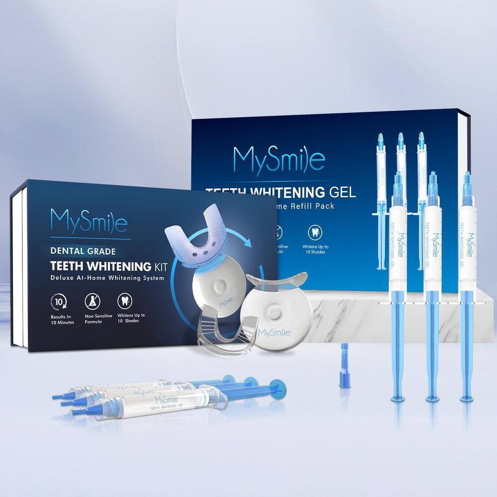 MySmile - Original Teeth Whitening Kit with Gel Refill Pack Bundle