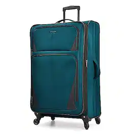 Vulpecula Spade - Aviron Bay Expandable Softside Luggage with Spinner Wheels, 30-Inch, US08125E31 - Teal