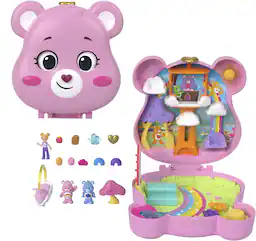 Mattel Collectible - Polly Pocket x Care Bear Compact Playset and Accessories - COLLECTIBLES