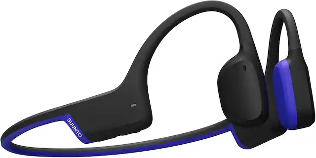 Front. SUUNTO - Suunto AQUA LIGHT Waterproof Open-Ear Swimming Bone Conduction Bluetooth Headphones with Built in MP3 Player - Tidal - Black.